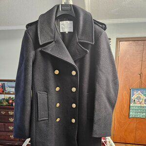 US Navy Officer wool bridge coat